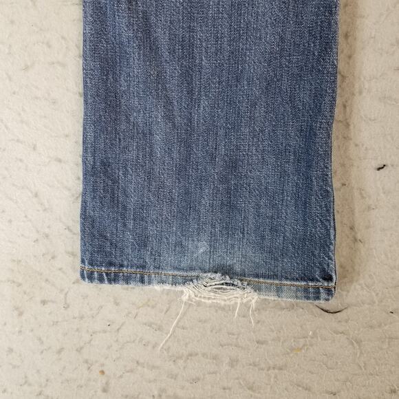 Levi's 515 Jeans women's 10 petite nouveau bootcut blue denim pants retro - Picture 14 of 16